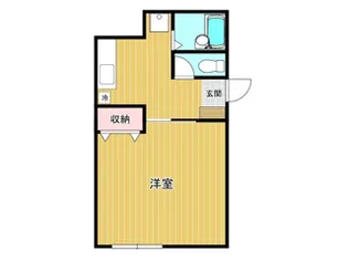 たなかハイツIII【2-B号室】の間取り