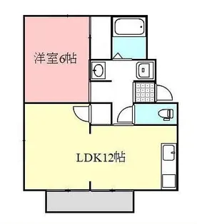 カルダン【2階】の間取り