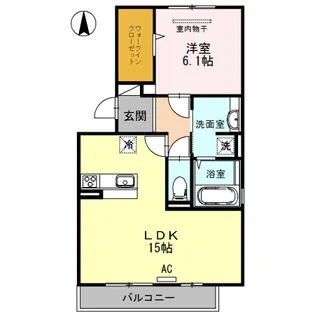 Jade A棟【3階】の間取り