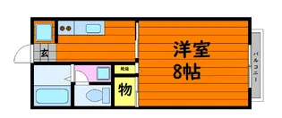 グレーシー幸田【208号室】の間取り