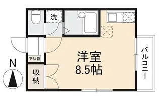 グランドハイツ増田【101号室】の間取り