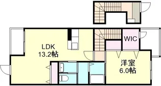 サンクレストA【2階】の間取り