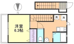 CASA WEST【2階】の間取り