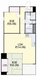 スカイコート【8階】の間取り