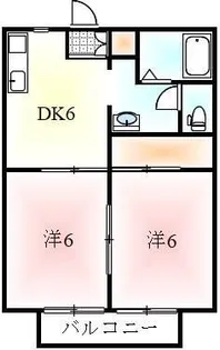 ロイヤルガーデン紙町【102号室】の間取り