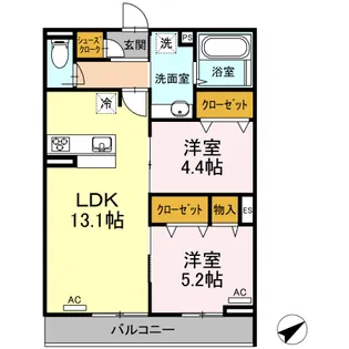 メゾンN&N 【3階】の間取り