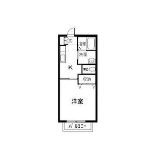 ディアス弐番館【1階】の間取り