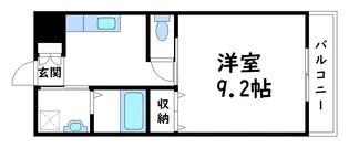 ラフィネ野上A【301号室】の間取り