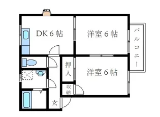 グラミュール手城Ⅰ【1階】の間取り