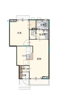 ジョイフレンド【A101号室】の間取り