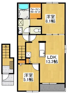 ベイコートマビ【2階】の間取り