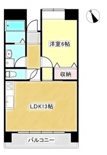 シャインコートチボリ【5階】の間取り