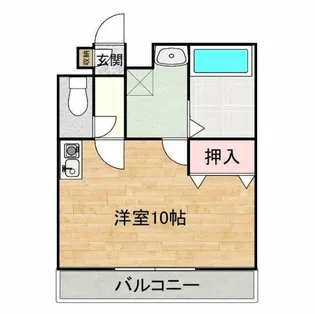 ジュネルM&Y【2階】の間取り