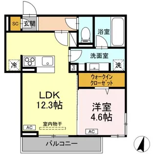 D-residence霞町3丁目【2階】の間取り
