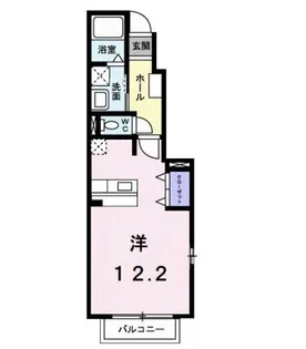 メデューセ M【1階】の間取り