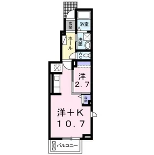 グランソレイユHMⅠ【1階】の間取り