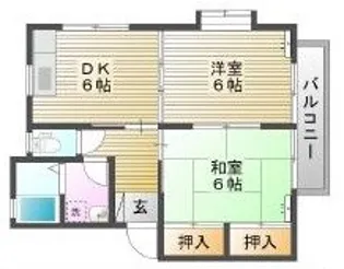 コアK C【1階】の間取り