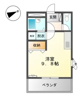 ライフシティ林【2階】の間取り