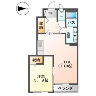 ウィスターリア【1階】の間取り