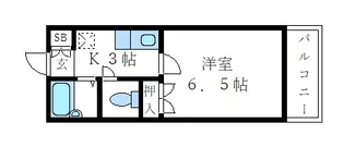 マインメイツマンション【303号室】の間取り