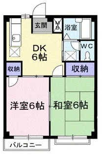 エルディム西本B【1階】の間取り