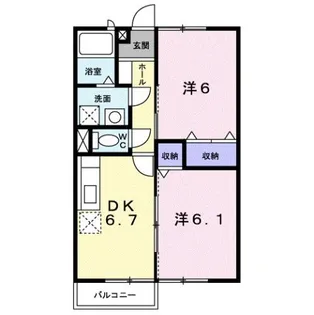 アンフィニ【2階】の間取り