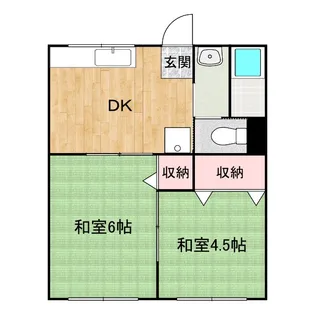 コーポ幸【1階】の間取り