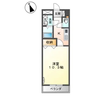 ライブフォース【2階】の間取り