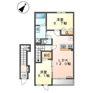 ポラリス【2階】の間取り