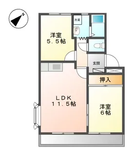 プロヴァンスB【1階】の間取り