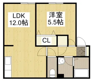 グランディール【1階】の間取り