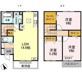 グレイスパステールの間取り