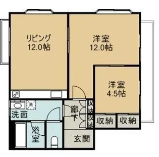 ハイツルミネ【302号室】の間取り