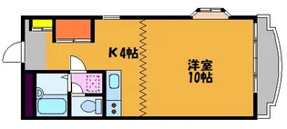 ベルマンション【2階】の間取り