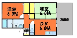 FX寿A【102号室】の間取り