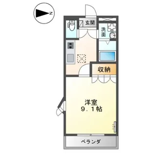 グランドソレーユ【1階】の間取り