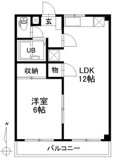 アーバンハイツヒロA【1階】の間取り