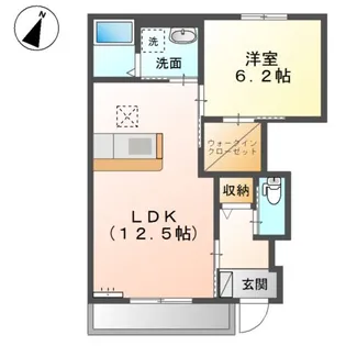 レーベンプラッツ【1階】の間取り