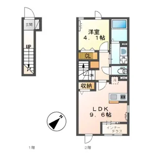 イーグルコート【2階】の間取り