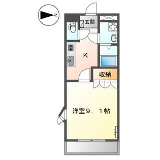 ウィスティリア【2階】の間取り