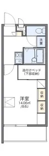 レオパレスUNO【104号室】の間取り