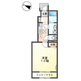 ラ・ルーチェ【1階】の間取り