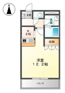 パークサイド【1階】の間取り