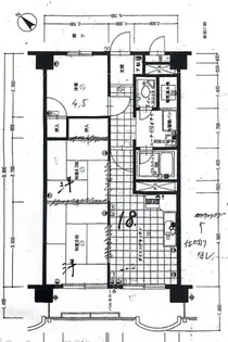 プレジデント沖野上【7階】の間取り