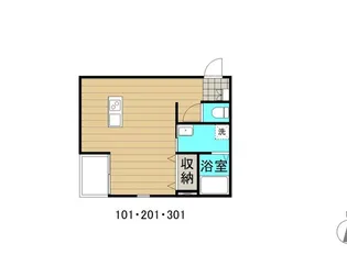 スリーズ霞町【3階】の間取り