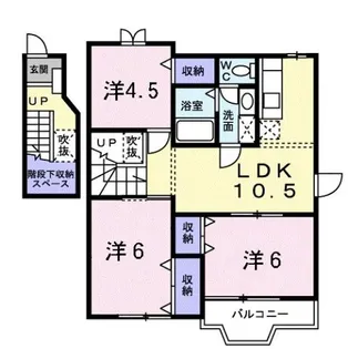 キャンディ ポップC【2階】の間取り