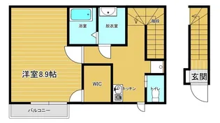 mallow A棟【203号室】の間取り