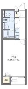 クレイノシャイン万倍【2階】の間取り
