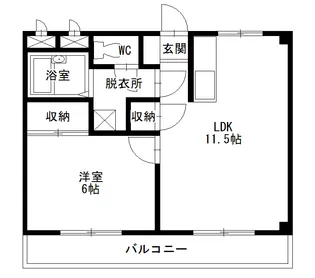 パンプキン【105号室】の間取り