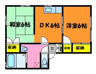 メゾン・エスポワール【1階】の間取り
